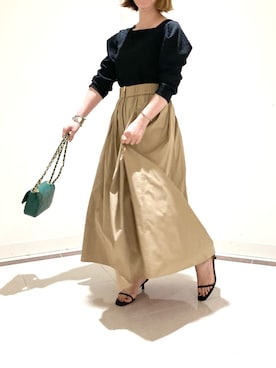 「リバーシブル」｜「アイテム（サンダル）」を使った、SAYOKOさん（レディース・150cm）の夏コーディネート
