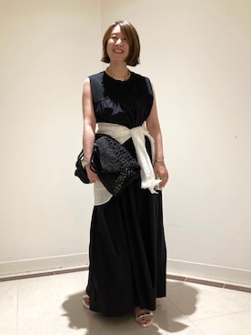 「NOLLEY’S（ノーリーズ）のストラップサンダル（サンダル）」を使った、SAYOKOさん（レディース・150cm）の夏コーディネート