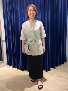 「NOLLEY’S（ノーリーズ）のアイテム」を使った、SAYOKOさん（レディース・150cm）の夏コーディネート