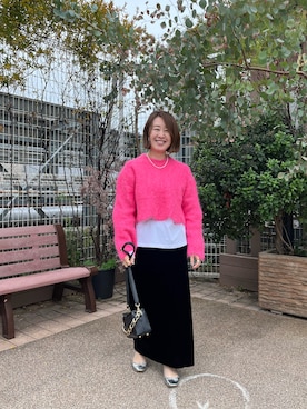 「Laraaji（ララージ）のアイテム（トップス）」を使った、SAYOKOさん（レディース・150cm）の秋コーディネート