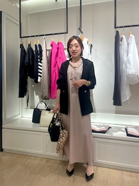「アイテム（エコバッグ/サブバッグ）」を使った、ichinoさん（レディース・155cm）の夏コーディネート