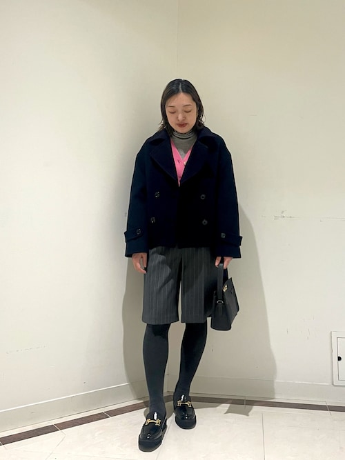 ウールカシミヤダブルブレストコート（ピーコート）｜NOLLEY'S