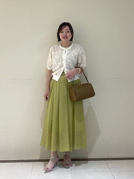 「アイテム（ブレスレット）」を使った、ichinoさん（レディース・155cm）の夏コーディネート