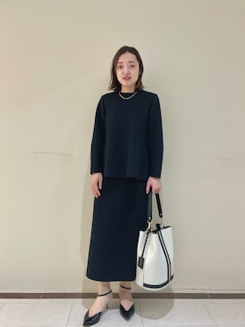 「卒業式コーデ」｜「アイテム（アクセサリー）」を使った、ichinoさん（レディース・155cm）の冬コーディネート