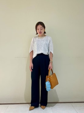 「アイテム（チャーム）」を使った、ichinoさん（レディース・155cm）の夏コーディネート