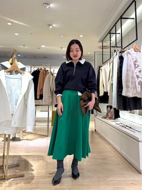 ウォッシャブルダンボール襟付きプルオーバー