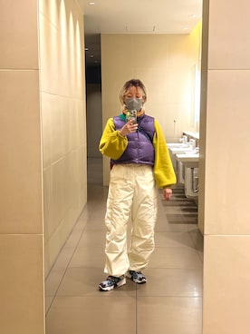 「BEAMS」｜「アイテム（カーディガン/ボレロ）」を使った、zoodayoさん（レディース・156cm）の冬コーディネート