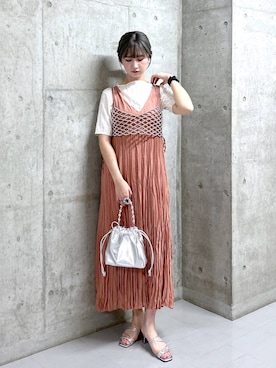 「アイテム（その他トップス）」を使った、chinatsu.さん（レディース・163cm・20代）の春コーディネート