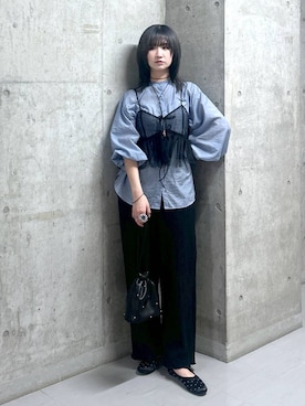 「アイテム（その他トップス）」を使った、chinatsu.さん（レディース・163cm・20代）の春コーディネート