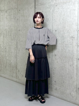 chinatsu.さん（レディース・163cm）の夏コーディネート