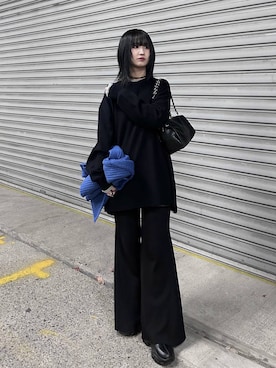 「アイテム（ストール/ショール）」を使った、chinatsu.さん（レディース・163cm・20代）の秋コーディネート