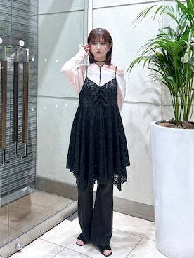「アイテム（キャミソール）」を使った、chinatsu.さん（レディース・163cm・20代）の夏コーディネート