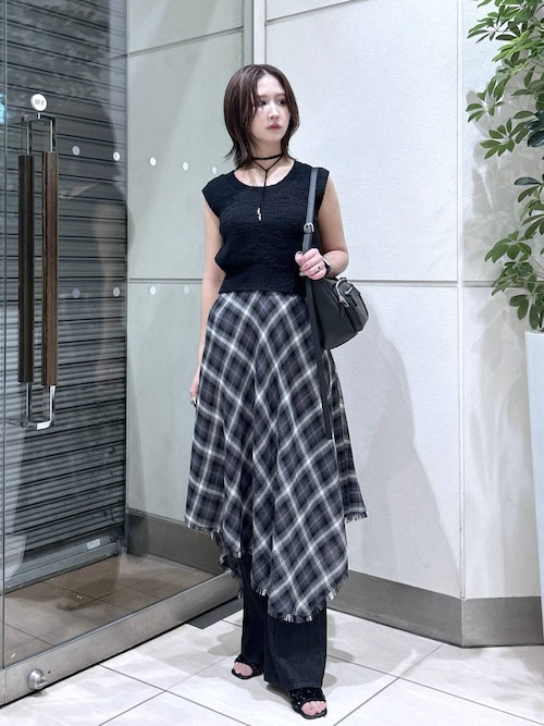 セール】スラブバックボタンベスト 324441（ニット/セーター）｜LOWRYS