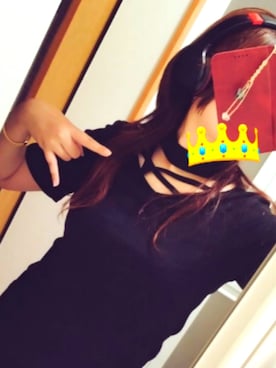 「Avail（アベイル）のアイテム（Tシャツ/カットソー、ブラック系）」を使った、ウィズムさん（レディース・157cm）の春コーディネート