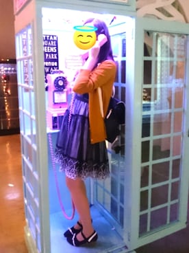 「地元のスーパーに入ってる靴屋のアイテム（パンプス、ブルー系）」を使った、ウィズムさん（レディース・157cm）の春コーディネート