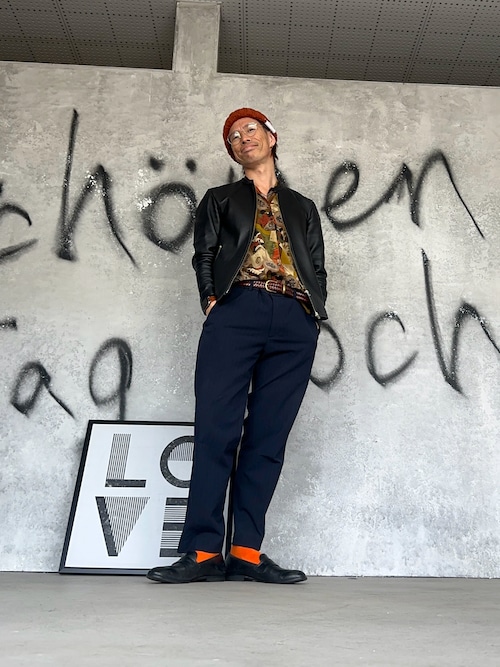 LIDNM（リドム）の「LAMB LEATHER SINGLE RIDERS（ライダース