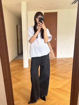 「アイテム（Tシャツ/カットソー、その他）」を使った、RIM.ARK staffさん（レディース・169cm）の夏コーディネート