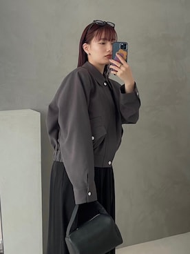 「ブルゾンジャケット」｜RIM.ARK staffさん（レディース・160cm）の冬コーディネート