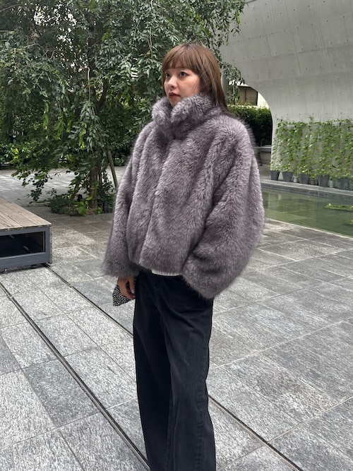 Middle straight black denim ミドルストレートブラックデニム