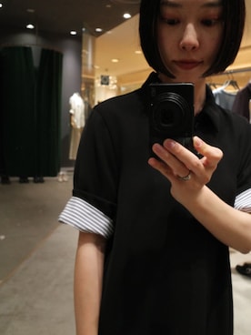 「RIM.ARK（リムアーク）のアイテム」を使った、RIM.ARK staffさん（レディース・159cm）の春コーディネート