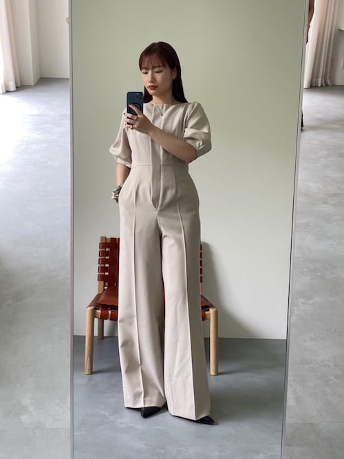 Boat neck all in one ボートネックオールインワン（つなぎ