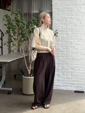 RIM.ARK staffさん（レディース・158cm）の春コーディネート