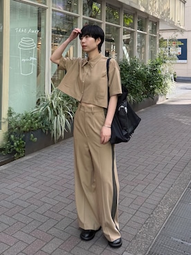 RIM.ARK staffさん(レディース・172cm)の夏コーディネート