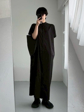 「RIM.ARK（リムアーク）のアイテム」を使った、RIM.ARK staffさん（レディース・172cm）の夏コーディネート