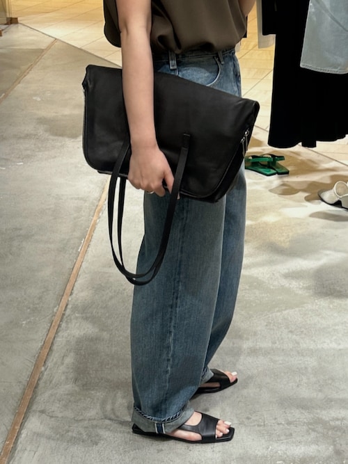 W-zip leather bag ダブルジップ レザーバッグ（トートバッグ）｜RIM