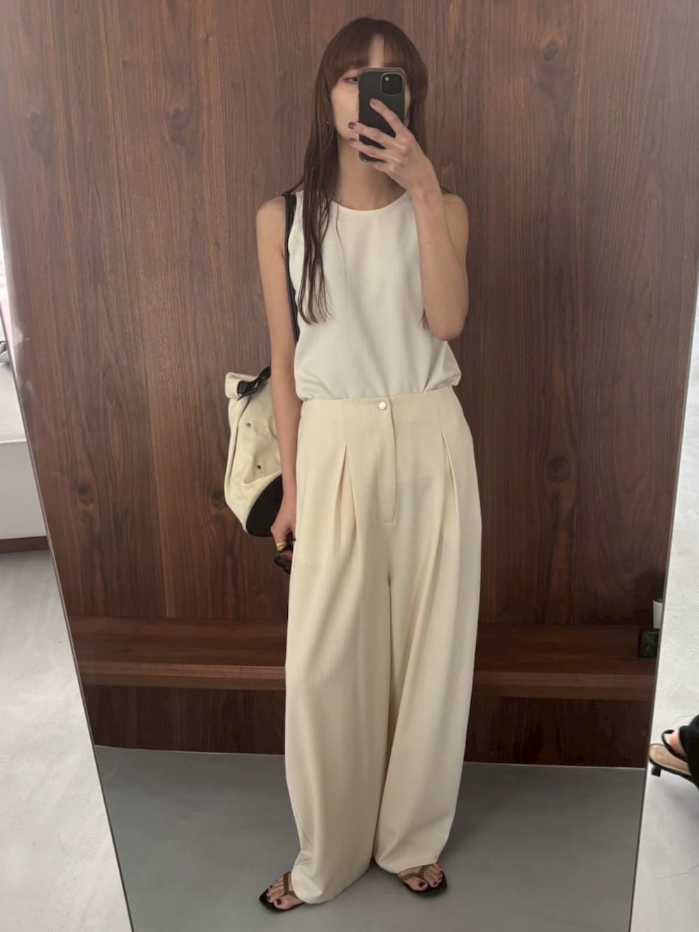 RIM.ARK（リムアーク）の「Scoop 2way neckline tank スコープ