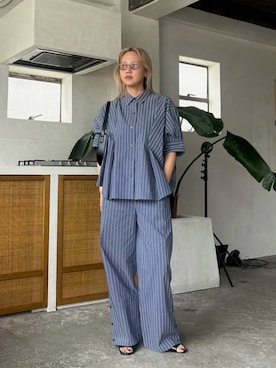 RIM.ARK staffさん(レディース・158cm)の夏コーディネート