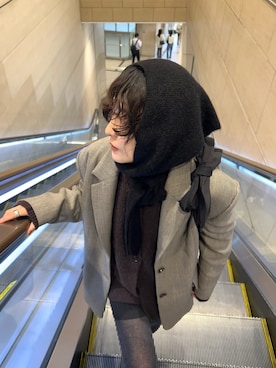 「アイテム（その他ヘアアクセサリー）」を使った、RIM.ARK staffさん（レディース・160cm）の秋コーディネート