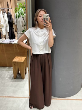RIM.ARK staffさん（レディース・158cm）の夏コーディネート