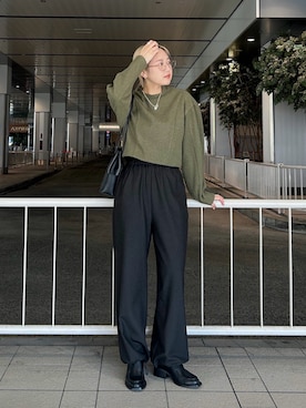 RIM.ARK staffさん（レディース・158cm）の秋コーディネート