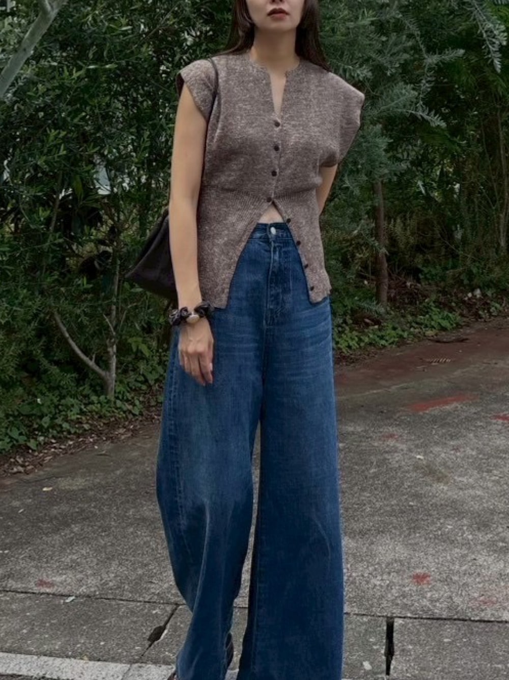 ミックスヤーンリブニット Mix yarn rib knit ミックスヤーンリブニット（ニット/セーター