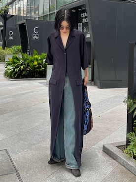 「RIM.ARK（リムアーク）のアイテム」を使った、RIM.ARK staffさん（レディース・156cm）の春コーディネート