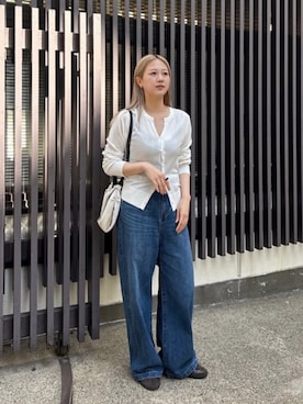 「RIM.ARK（リムアーク）のアイテム」を使った、RIM.ARK staffさん（レディース・158cm）の春コーディネート