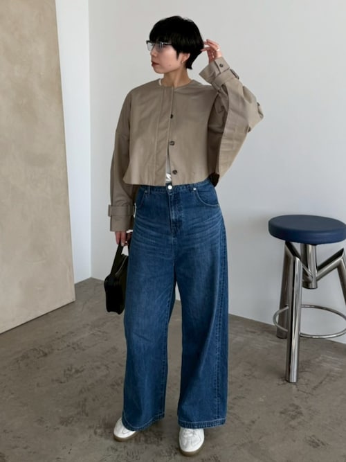 Middle straight blue denim ミドルストレートブルーデニム（デニム