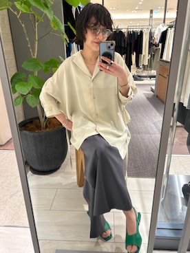 「RIM.ARK（リムアーク）のアイテム」を使った、RIM.ARK staffさん（レディース・160cm）の春コーディネート