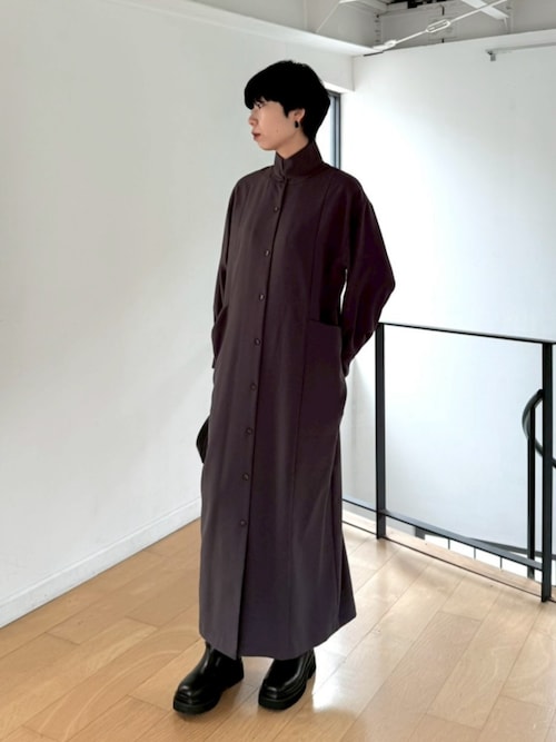 Drape pocket dress ドレープ ポケットドレス（ドレス）｜RIM.ARK