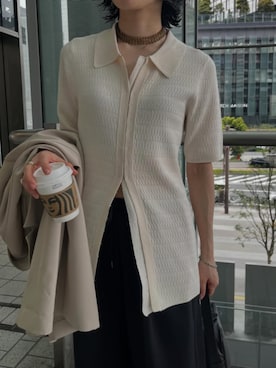 「RIM.ARK（リムアーク）のアイテム」を使った、RIM.ARK staffさん（レディース・156cm）の春コーディネート