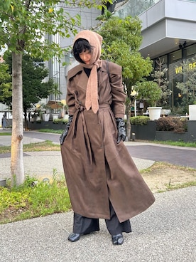 「アイテム（その他ヘアアクセサリー）」を使った、RIM.ARK staffさん（レディース・160cm）の秋コーディネート