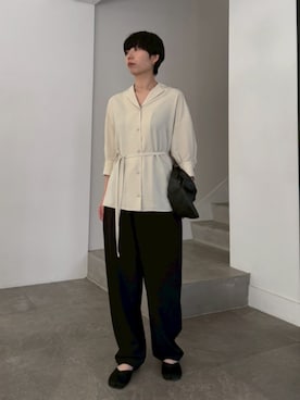 「RIM.ARK（リムアーク）のアイテム」を使った、RIM.ARK staffさん（レディース・171cm）の春コーディネート