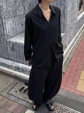 「RIM.ARK（リムアーク）のアイテム」を使った、RIM.ARK staffさん（レディース・172cm）の夏コーディネート