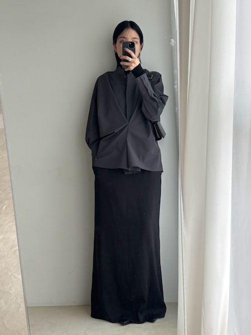 Tuck point wide shirt(タック ポイント ワイド シャツ)