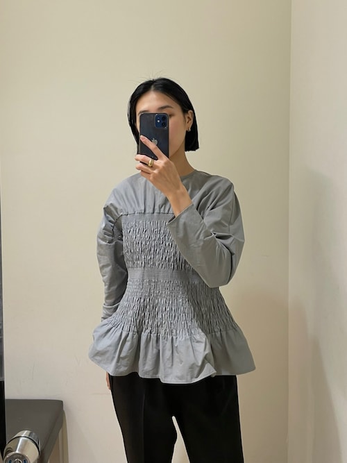 RIM.ARK シャーリングドルマンスリーブトップス 36 RIM.ARK（リムアーク）の「Shirring dolman sleeve tops