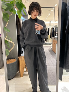 「RIM.ARK（リムアーク）のアイテム」を使った、RIM.ARK staffさん（レディース・160cm）の秋コーディネート