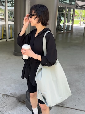 「RIM.ARK（リムアーク）のアイテム」を使った、RIM.ARK staffさん（レディース・160cm）の春コーディネート