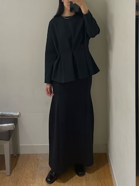 RIM.ARK staffさん（レディース・169cm）の冬コーディネート