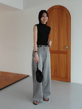 「RIM.ARK（リムアーク）のアイテム」を使った、RIM.ARK staffさん（レディース・170cm）の夏コーディネート